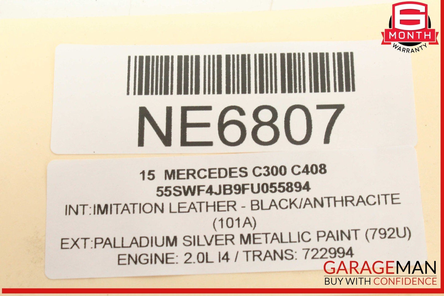15-20 Mercedes W205 C300 Rear Left Driver Side Door Lock Latch Actuator OEM