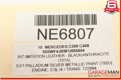15-20 Mercedes W205 C300 Rear Left Driver Side Door Lock Latch Actuator OEM