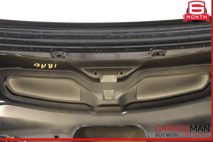12-18 Audi A6 Rear Trunk Lid Deck Shell Panel Black OEM