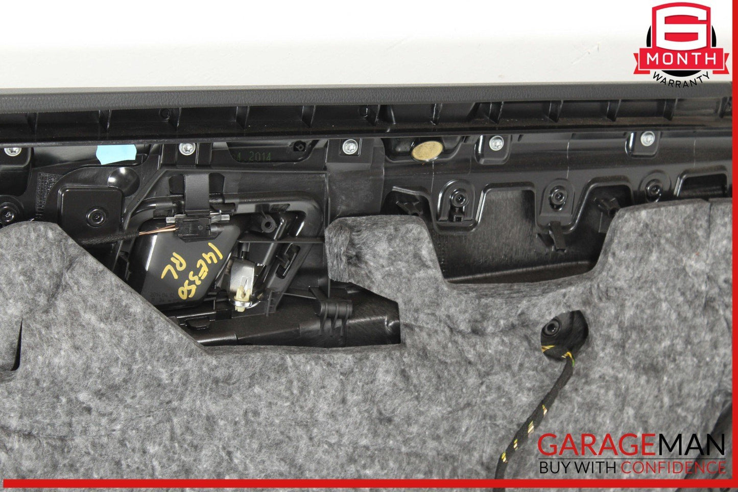 14-16 Mercedes W212 E350 E550 Rear Left Interior Door Panel Leather Black OEM