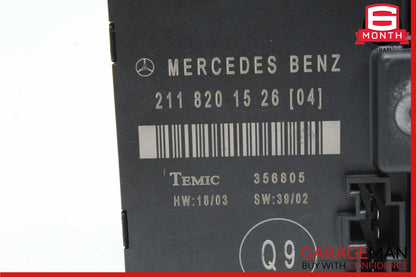 03-06 Mercedes W211 E320 E350 Rear Left Driver Side Door Control Module OEM