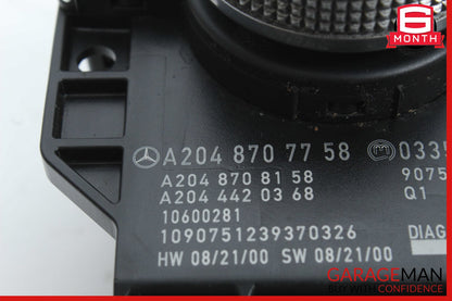 08-12 Mercedes W204 C300 GLK350 Console Command Controller Knob Multi Switch OEM