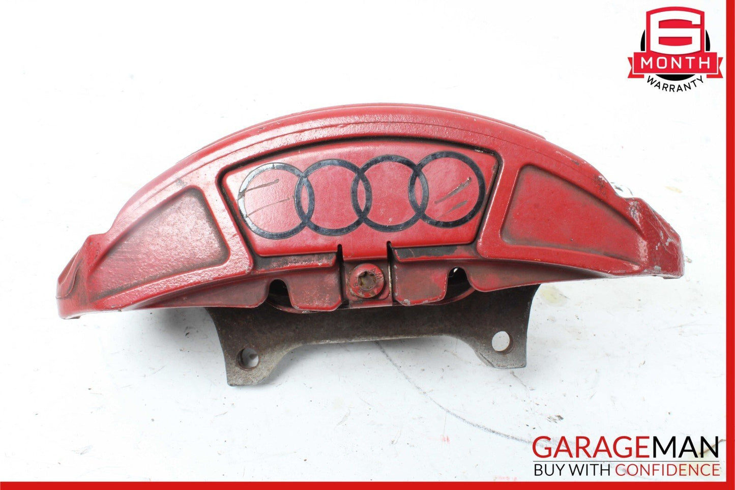 12-18 Audi A7 Front Left Driver Side Brake Caliper Red