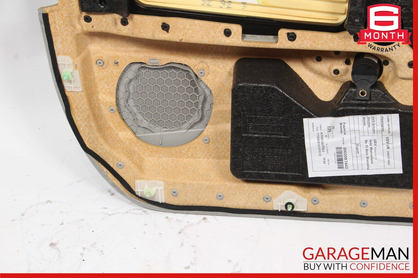 03-05 Mercedes W209 CLK500 Front Right Side Interior Door Panel Assembly Grey
