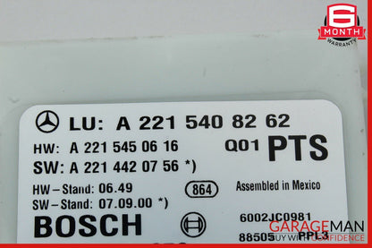 07-13 Mercedes W221 S550 S63 AMG Park Assist Parktronic Control Module Unit OEM