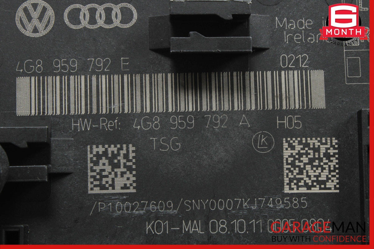 12-18 Audi A7 A6 Front Right Passenger Side Door Computer Control Module Unit