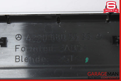 00-06 Mercedes W220 S430 S55 AMG Front Right Side Door Step Sill Scuff Plate OEM