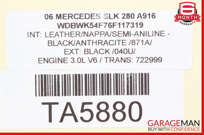 05-11 Mercedes R171 SLK200 SLK280 Front Right Side Door Lock Latch Actuator
