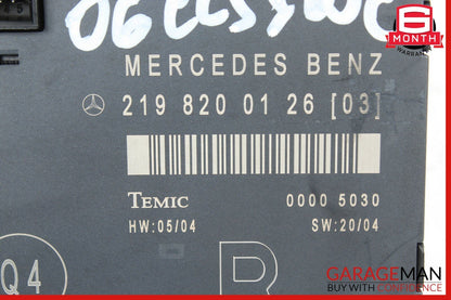 06-11 Mercedes W219 CLS500 Front Right Side Door Computer Control Module OEM