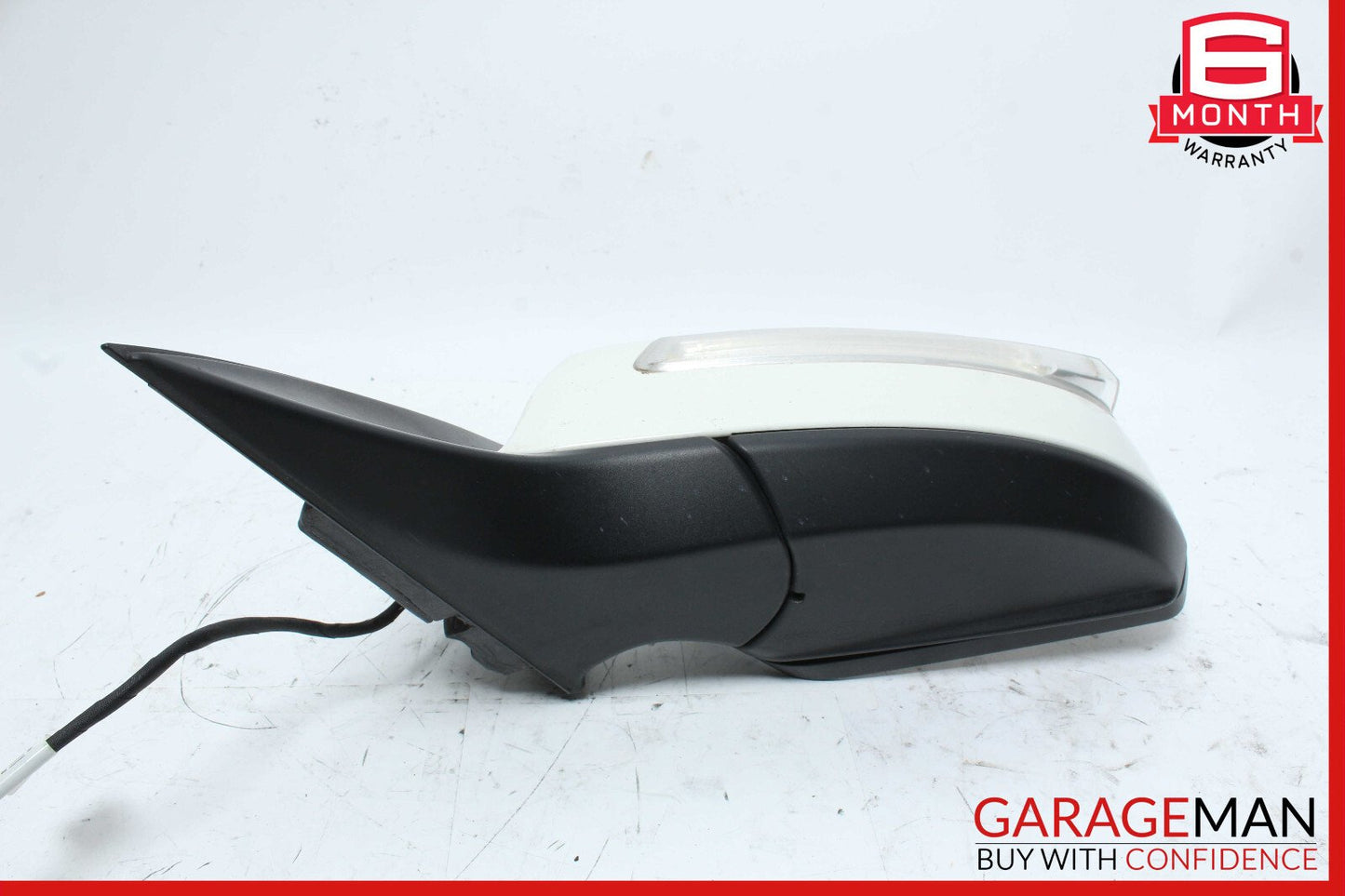 08-09 Mercedes W204 C300 Front Left Side Mirror Door Rear View White OEM