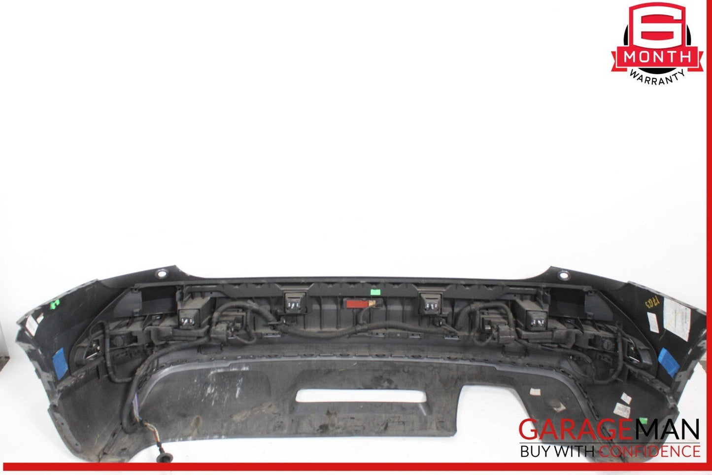 16-18 Audi Q3 Rear Bumper Cover w/ Parking PDC Sensors Silver OEM