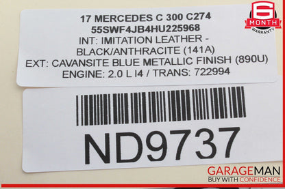 15-18 Mercedes W205 C300 C350e Front Left Side Door Control Module Unit OEM