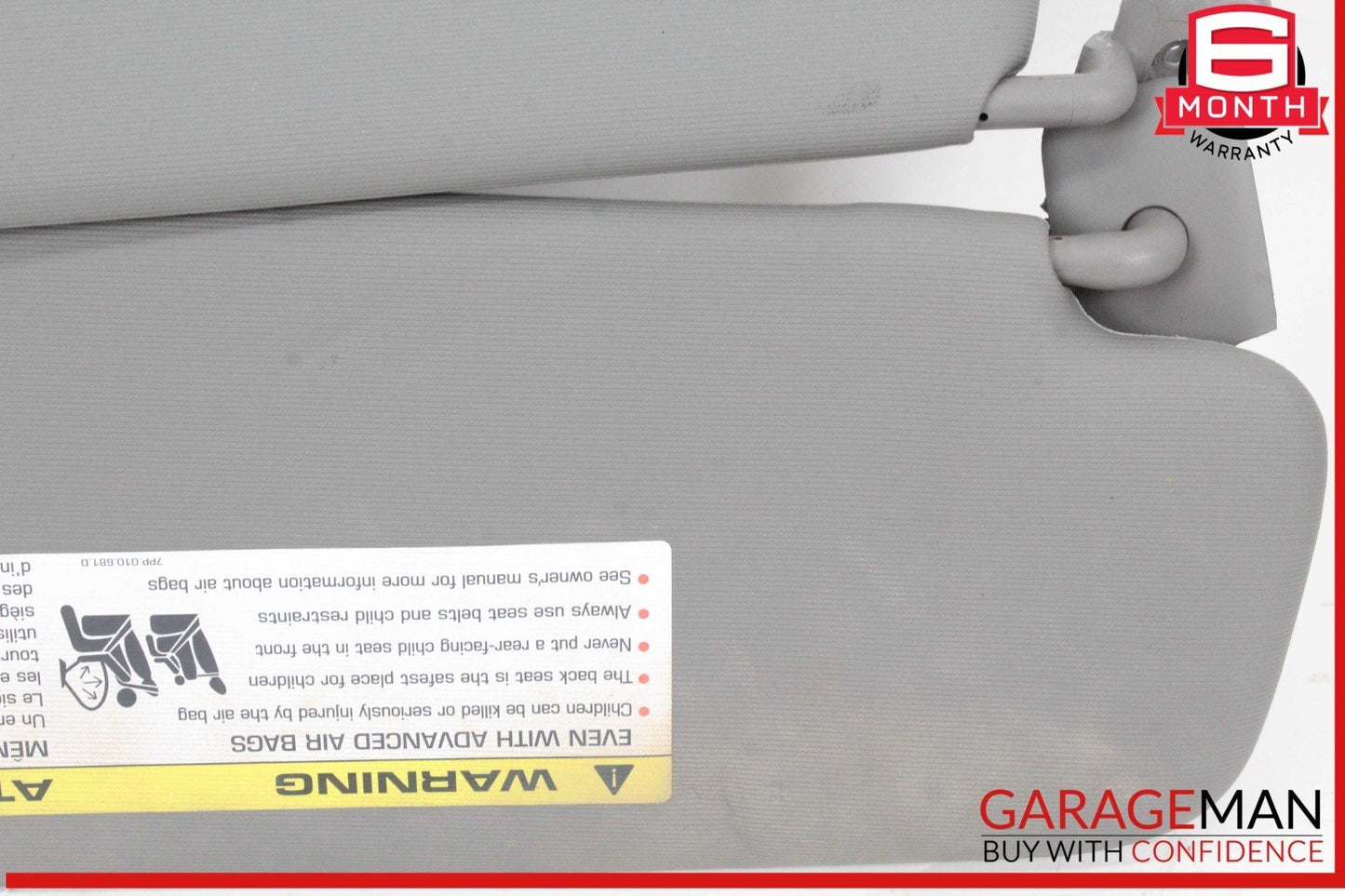 11-14 Porsche Cayenne 958 AWD Front Left Driver Side Sun Visor Sunvisor OEM