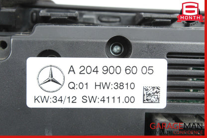 12-14 Mercedes W204 C250 AC A/C Climate Temperature Heater Switch Control Panel