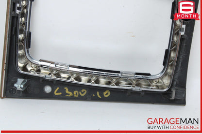 08-14 Mercedes W204 C300 C250 C350 Center Console Shift Shifter Bezel Trim OEM