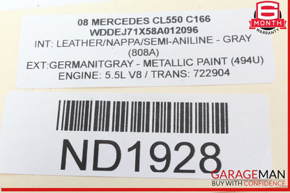 07-14 Mercedes W216 CL550 Dashboard Dash AC A/C Air Vent Right Side Black OEM