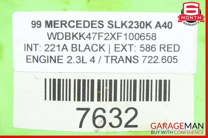 97-04 Mercedes SLK230 C230 Aux Auxiliary Coolant Water Pump 0018351364 OEM