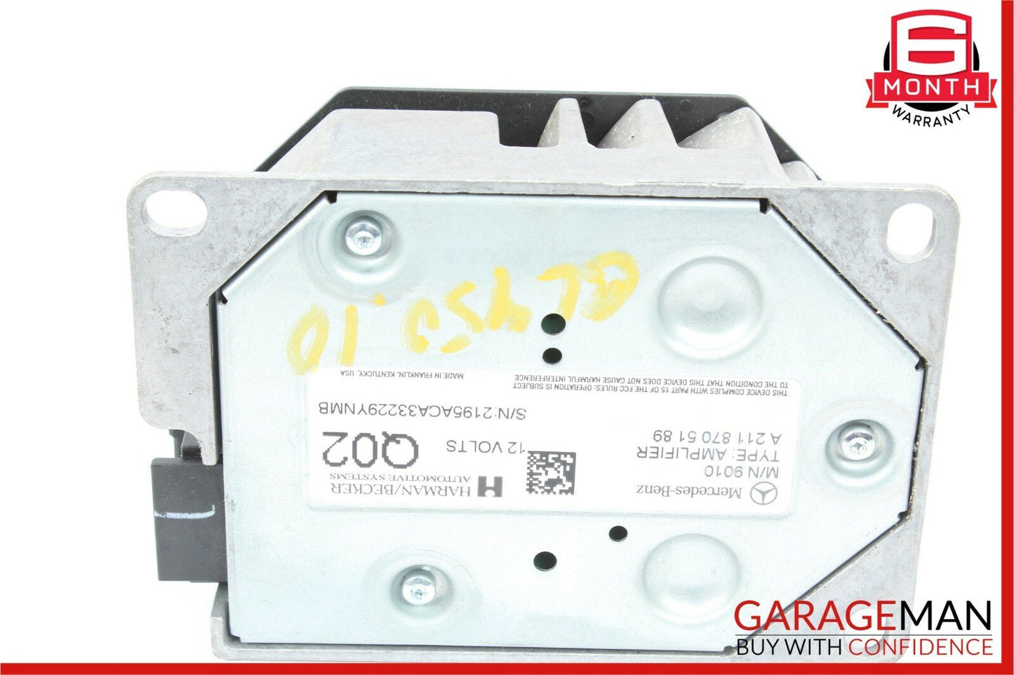 08-18 Mercedes W212 E350 CLS550 R350 Subwoofer Amp Amplifier Harman Becker OEM