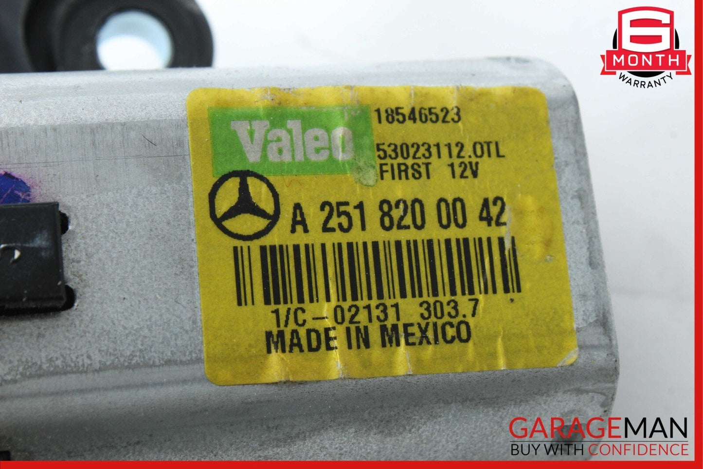 06-13 Mercedes W251 R320 GL450 Valeo Rear Window Windshield Glass Wiper Motor