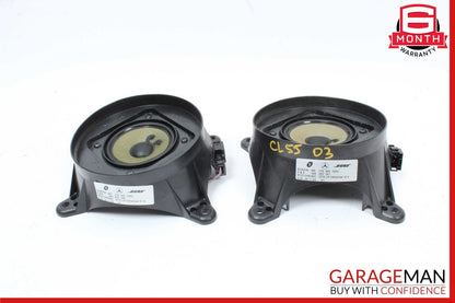 00-06 Mercedes W215 CL55 AMG Rear Right & Left Door Speaker Tweeter Speakers Set