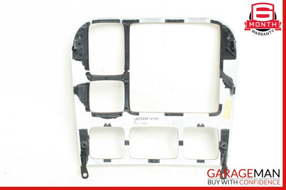 00-02 Mercedes W220 S430 S600 Radio Dash Wood Trim Bezel Panel Cover Wood OEM