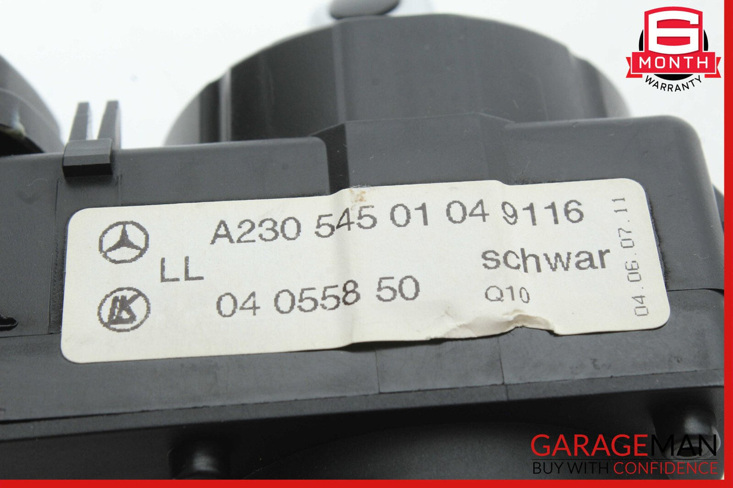 03-12 Mercedes R230 SL550 SL55 AMG Headlight Control Switch Controller OEM