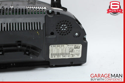 07-10 Mercedes S550 CL550 S600 Instrument Cluster Speedometer Assembly