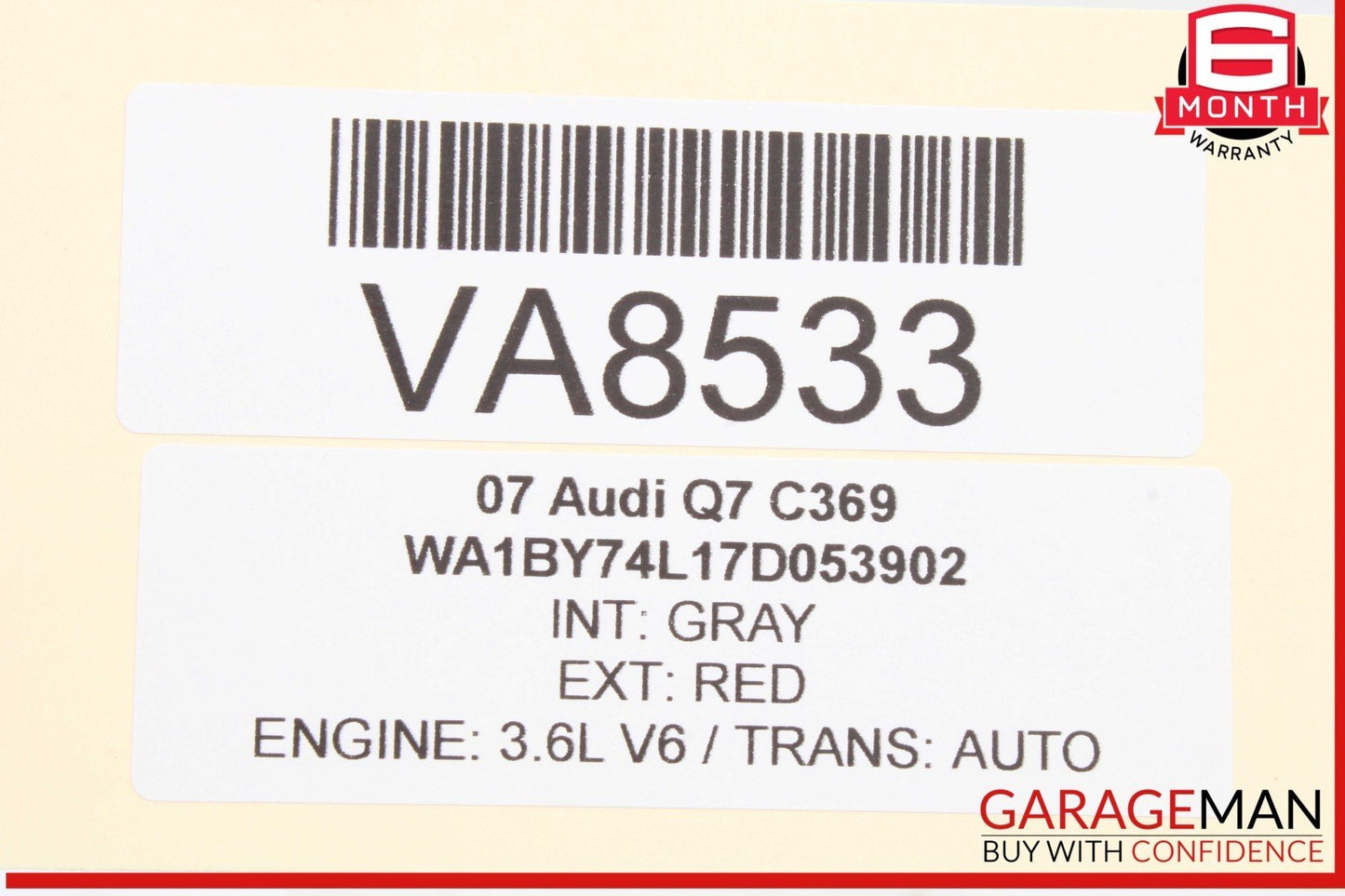 07-09 Audi Q7 Central Gateway Control Module Unit Temic 4L0907468 OEM