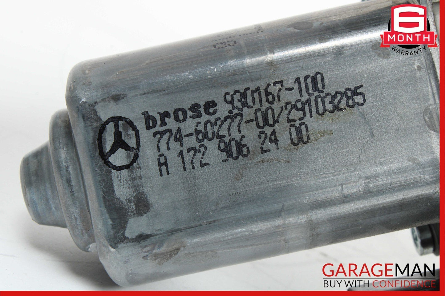 12-20 Mercedes R172 SLK250 Rear Right Side Door Window Regulator Motor Unit OEM