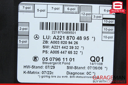 07-13 Mercedes W221 S550 S400 Rear Right or Left Side Door Control Module OEM