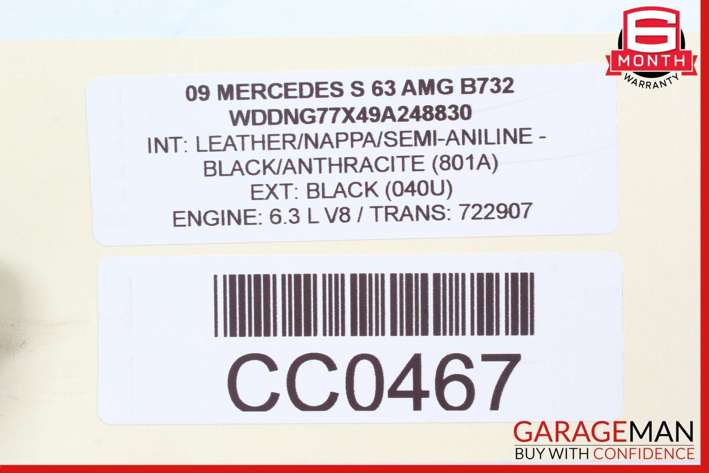 07-14 Mercedes W216 CL550 S550 A/C AC Heater Climate Control Switch Module OEM
