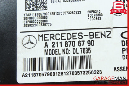 03-09 Mercedes X164 GL550 CL600 Sirius Satellite Radio Receiver Module OEM