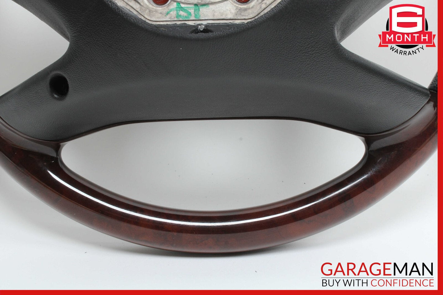 10-13 Mercedes W221 S550 S600 Steering Wheel w/ Paddle Shifters Black Wood OEM
