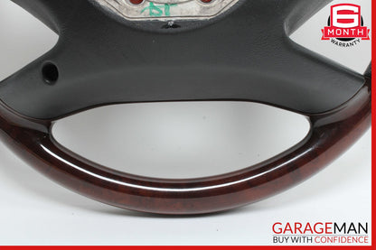 10-13 Mercedes W221 S550 S600 Steering Wheel w/ Paddle Shifters Black Wood OEM