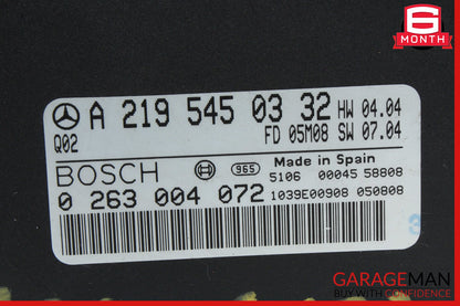 06-08 Mercedes W219 CLS500 Parktronic Control Module PDC 2195450332 OEM