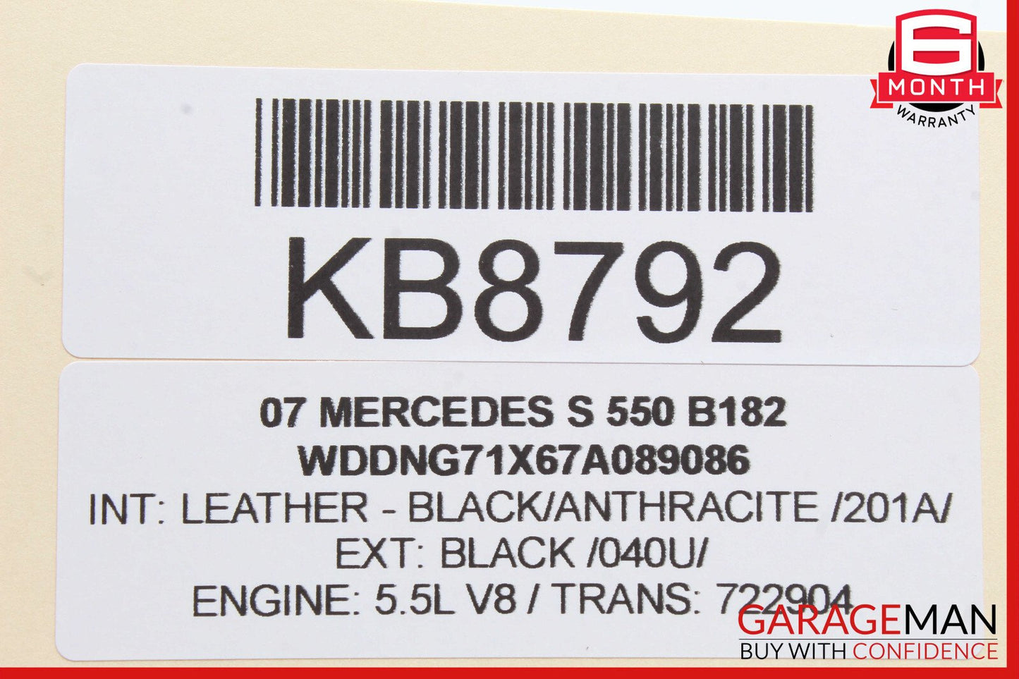 07-14 Mercedes W221 S550 CL550 Electronic Parking Button Switch OEM