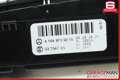 06-12 Mercedes GL450 GL550 ML550 Hazard Light Switch Control Panel Module Unit