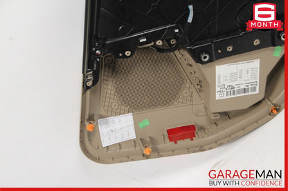 10-15 Mercedes X204 GLK350 Rear Left Interior Door Trim Panel Cover Brown