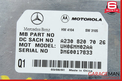 07-09 Mercedes X164 GL450 R350 SL550 Voice Phone Telephone Communication Module