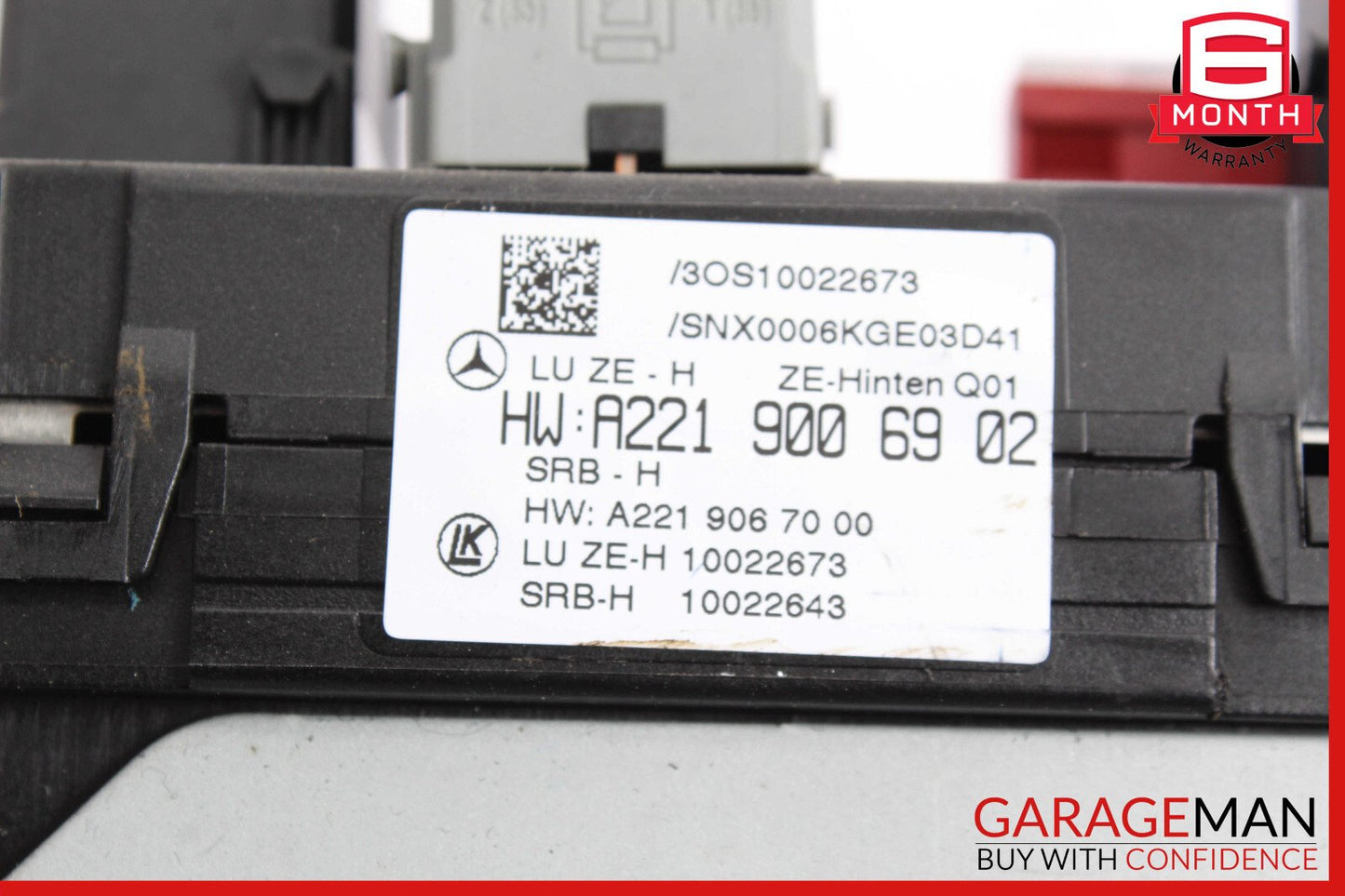 10-13 Mercedes W221 S550 S400 S65 AMG Rear Sam Fuse Box Relay Module Control OEM