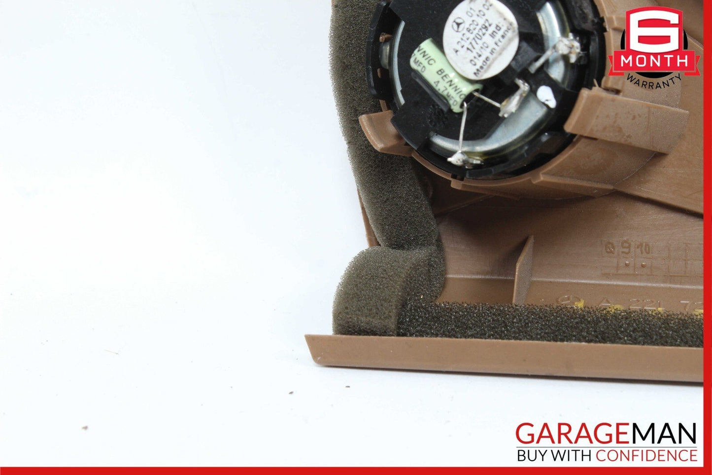 07-13 Mercedes W221 S350 S550 Front Left Side Door Tweeter Speaker Cover Brown