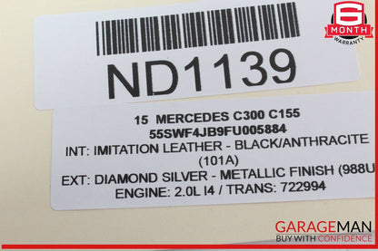 15-23 Mercedes W205 C300 C400 Front Left Side Door Control Module Unit OEM