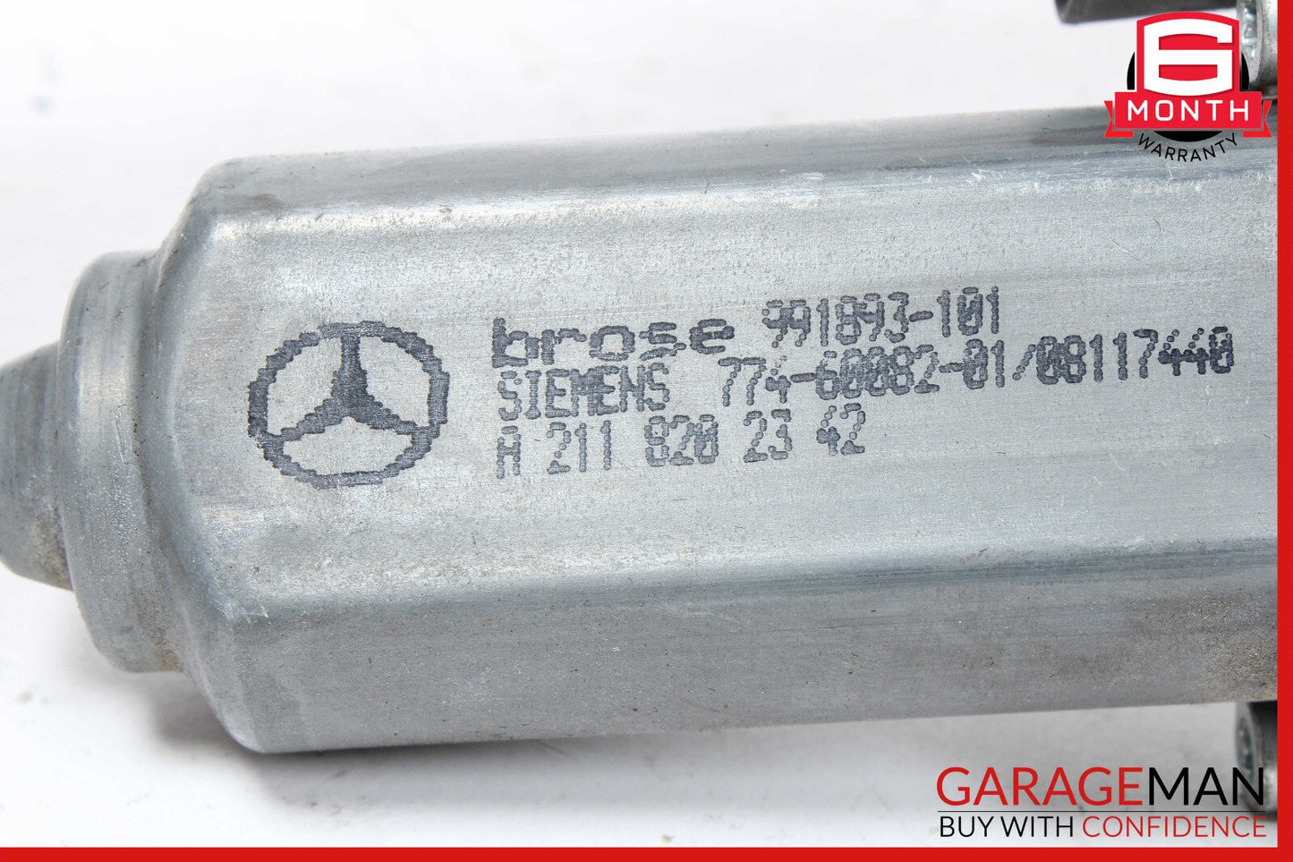 03-09 Mercedes W211 E63 E350 Rear Left Driver Side Window Regulator Motor OEM