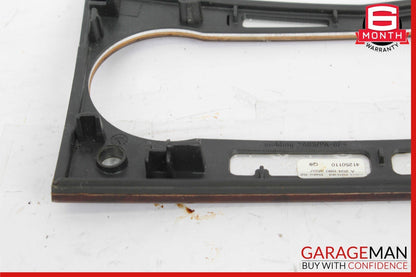 08-14 Mercedes W204 C300 A/C Climate Control Switch Trim Bezel Cover Wood OEM