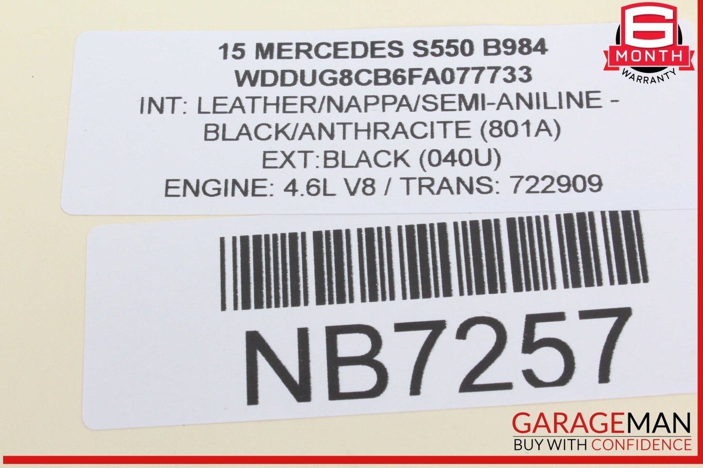 15-18 Mercedes W222 S550 C300 C63 AMG Ignition Switch Control Module OEM