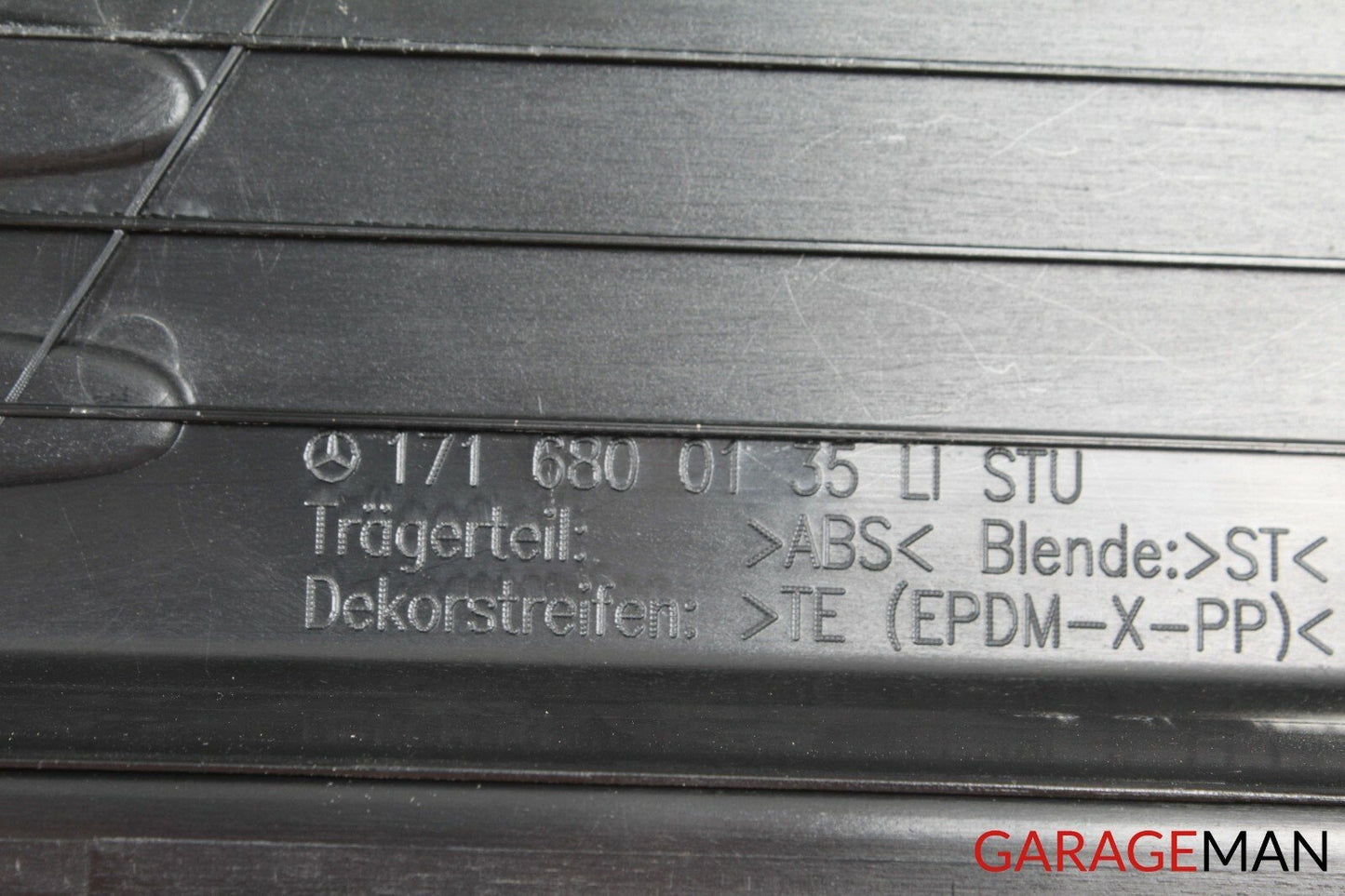 05-08 MERCEDES R171 SLK280 FRONT LEFT DRIVER SIDE DOOR STEP SILL SCUFF PLATE OEM