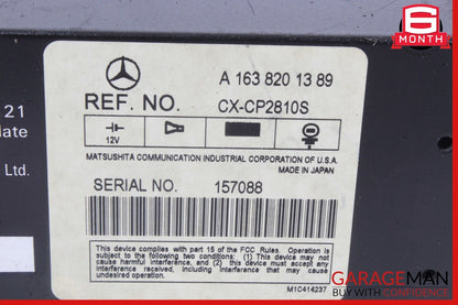98-00 Mercedes W163 ML320 ML55 AMG CD Changer 6 Disk Player 1638201389 OEM