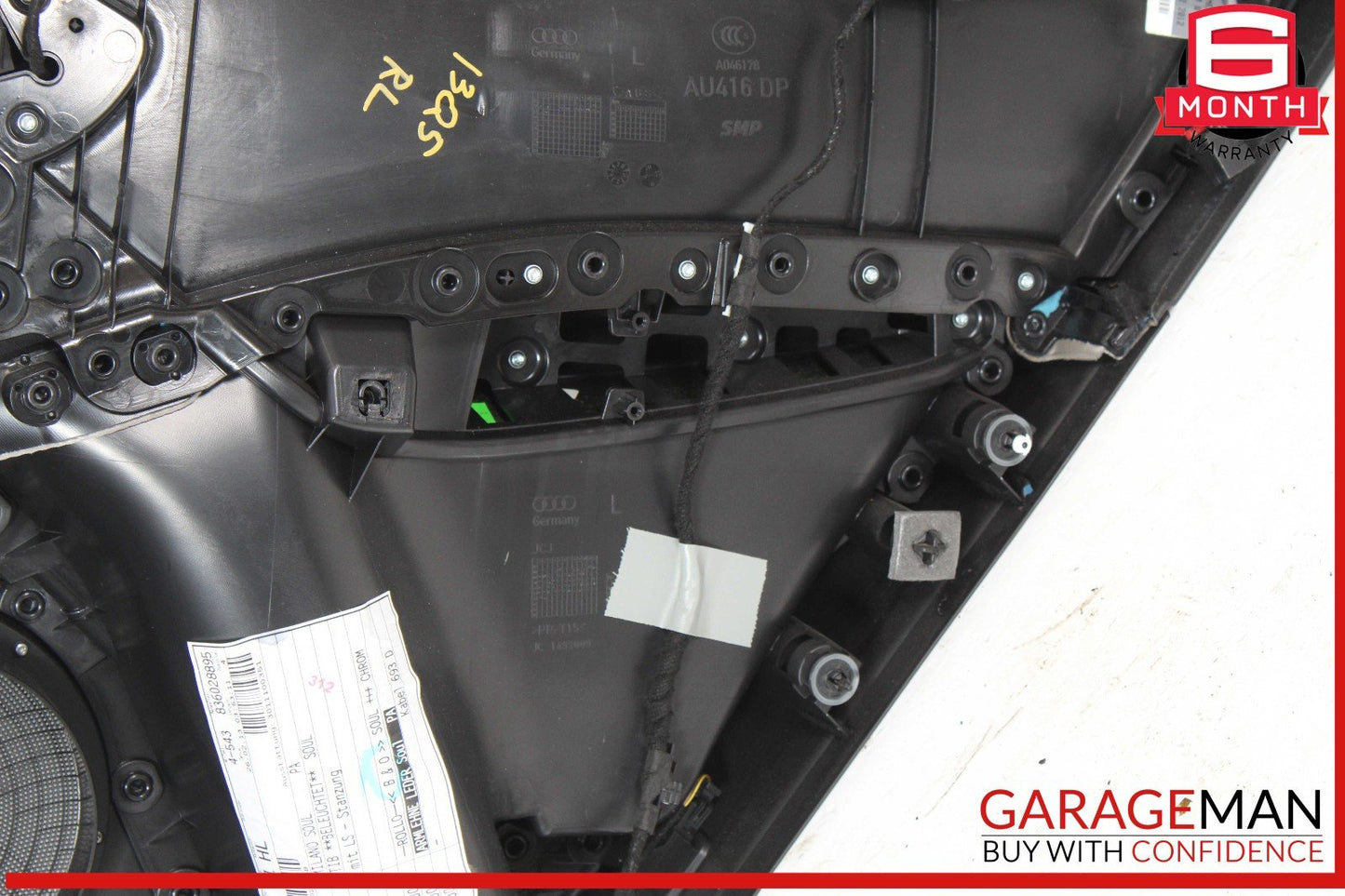 13-17 Audi Q5 Rear Left Driver Side Interior Door Panel OEM
