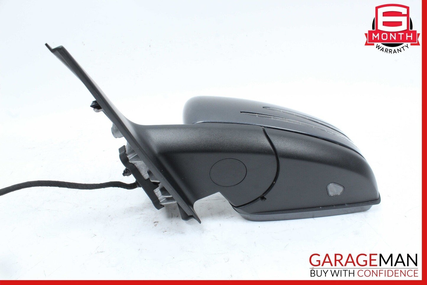 12-14 Mercedes W204 C250 Front Left Side Mirror Rear View Door Black OEM