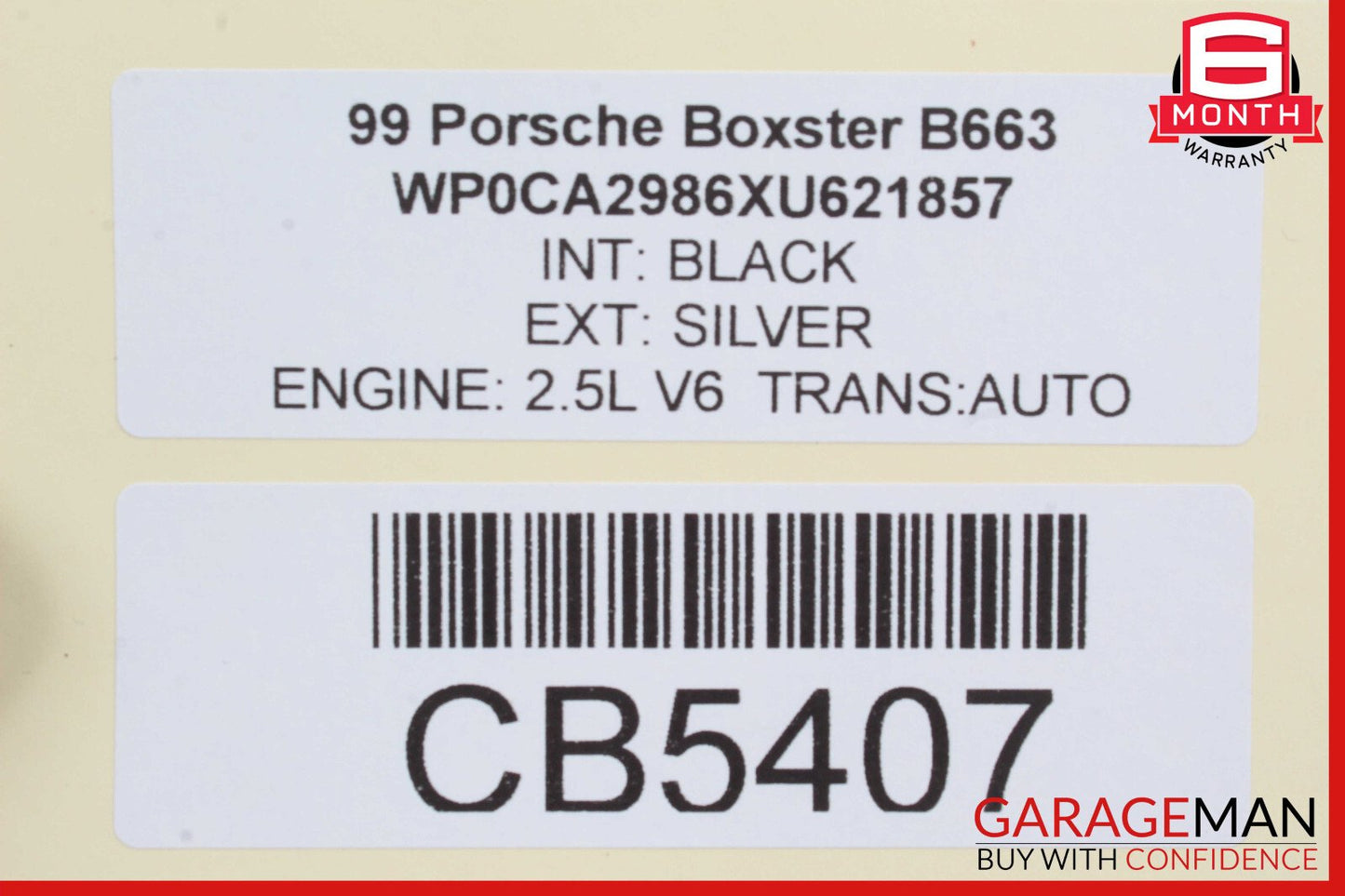 97-04 Porsche Boxster 986 Rear Right & Left Shock Absorber Strut Spring Set of 2